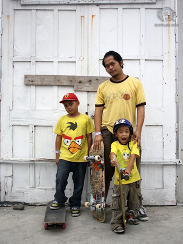 THE FAMILY THAT SKATEBOARDS TOGETHER. For Bryce, Dave and Lance Aragon, skateboarding is a family activity