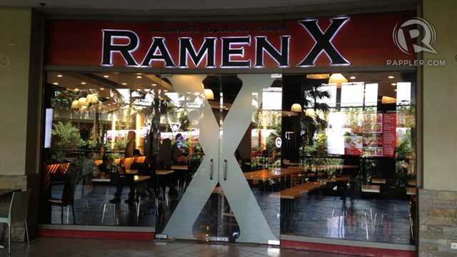 RAMEN PIONEER IN THE PH. Ramen X was at the cusp of the trend when it was just about to explode in the Pinoy palate