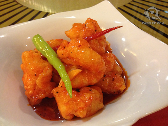 SWEET AND SPICY PRAWNS. Peking Garden's super savory best-seller. Once you've had a piece, you have to reach for one more, seriously!