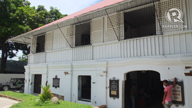 HOME OF A HERO. Father Jose Burgos grew up in this bahay na bato (house of stone)