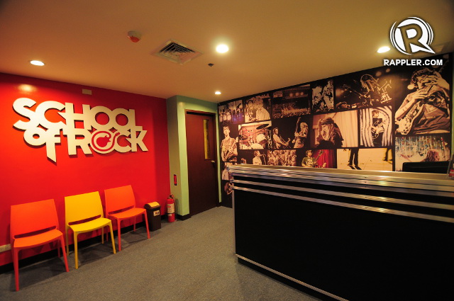 SCHOOL OF ROCK. First branch in Greenhills, San Juan. Photo by Peter Imbong