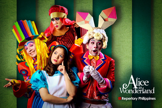 THIS GENERATION'S ALICE. Dani Gana and a cast of revered thespians bring the Lewis Carroll classic back to life on stage. All images courtesy of Repertory Philippines