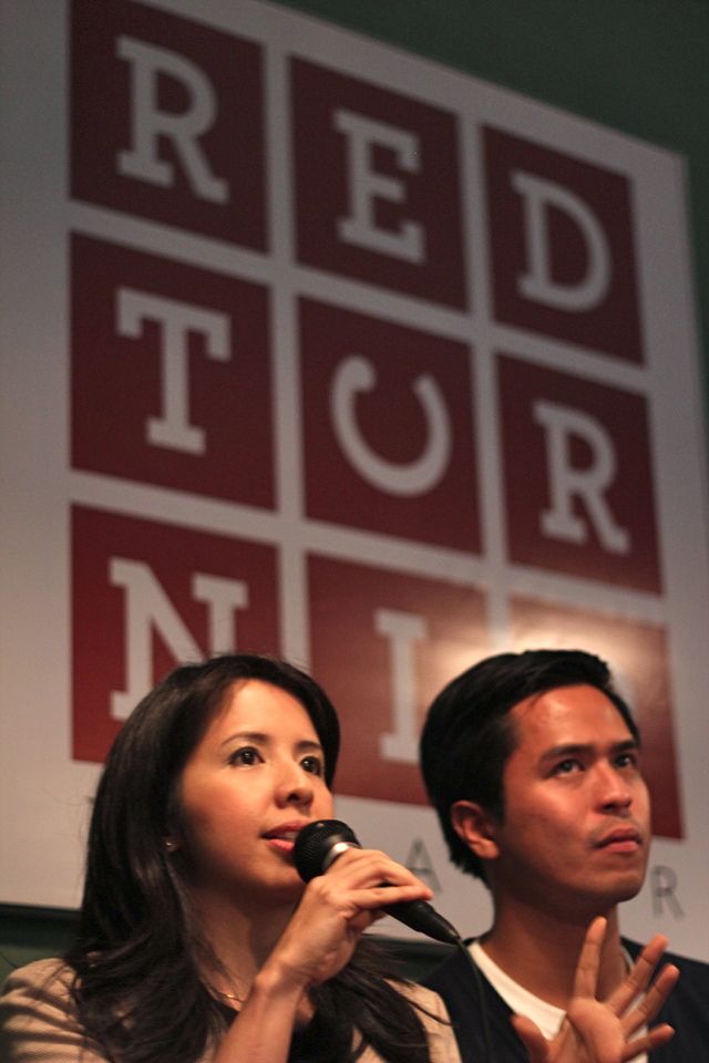 PASSION FOR THEATER. Jenny Jamora and Topper Fabregas
