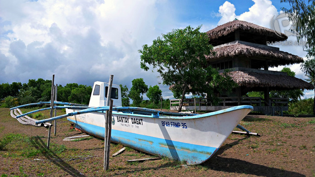 COASTGUARD STATION. The station of Tiwi’s coast guard on the north side of Baybay beach