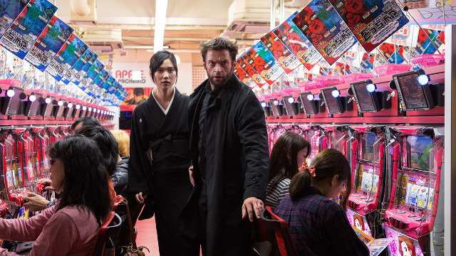 WOLVIE IN JAPAN. Model-actress Tao Okamoto and Jackman are an eye-catching pair
