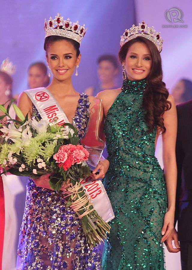 Miss World Philippines 2013 Megan Young and Miss World Philippines 2012 Queenierich Rehman