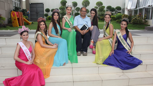 FILIPINAS AT THE FOREFRONT. Noli Berioso with Miss Philippines Earth 2012 winners. Photo courtesy of Noli Berioso  