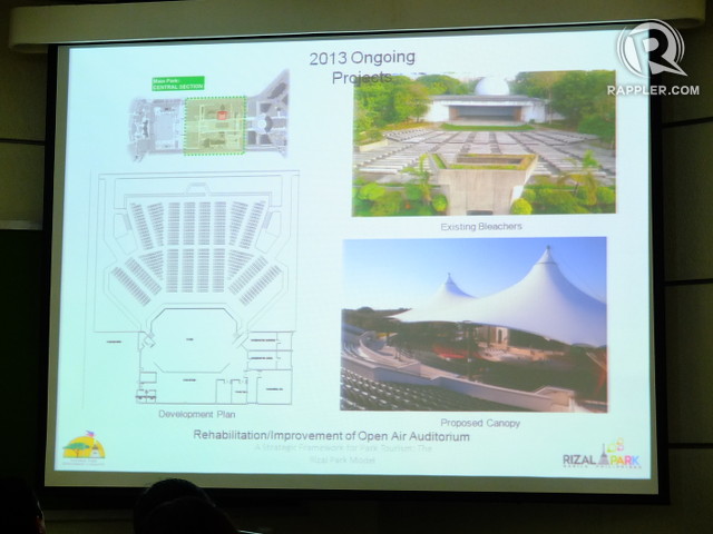 AMPED UP AMPHITHEATER. A canopy will be added to the open-air auditorium designed by Leandro Locsin