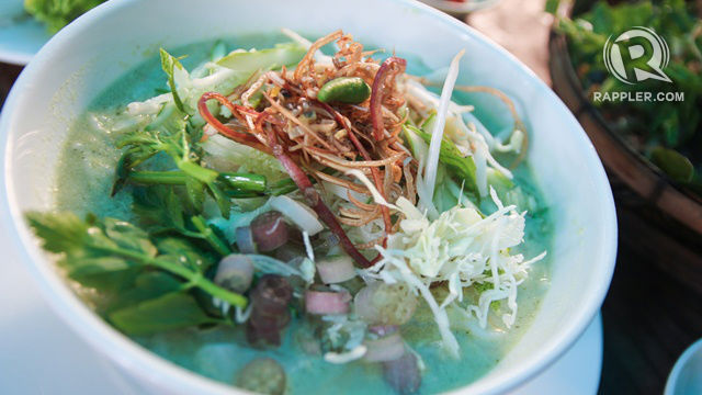 Nom Banh Chok or Khmer noodle