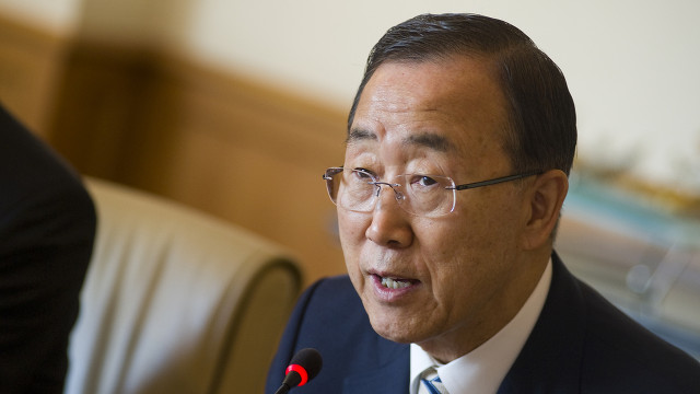 STOP THE VIOLENCE. United Nations Secretary-General Ban Ki-moon says the unabated violence in Syria calls on world leaders and the UN to make good on their promise to prevent genocide