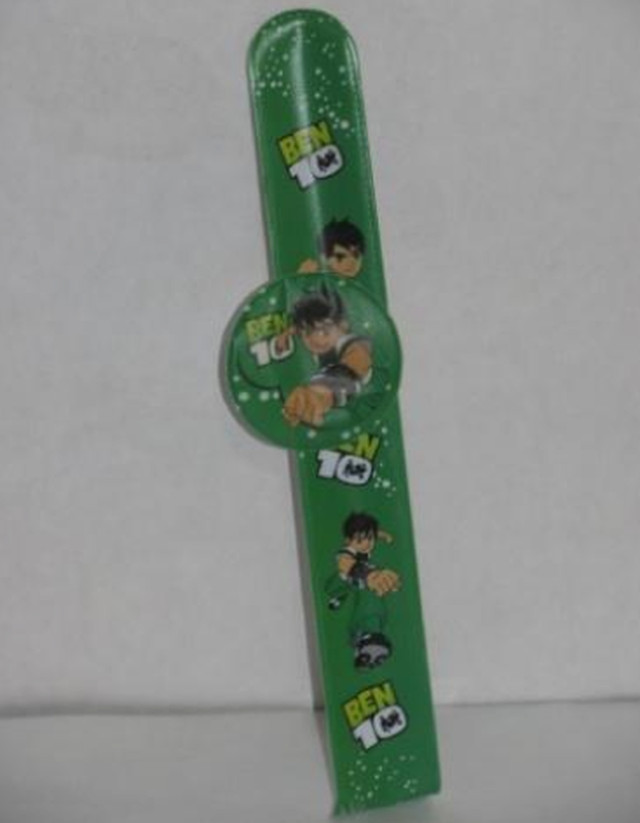 BODY ACCESSORY. This sample of a green 'Ben 10' wrist strap with 3,257 ppm of lead