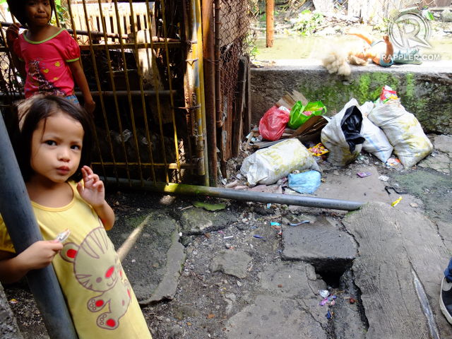LIFE GOES ON. Residents of Barangay 826 have resorted to makeshift sewerage systems that don't stand the test of time