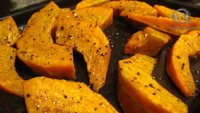 TEXTURE. Roast pumpkin just right if you want more texture in your tart