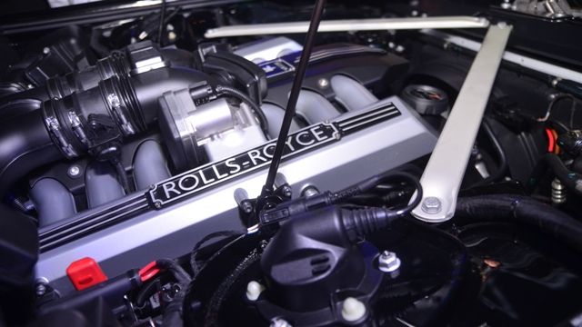 UNDER THE HOOD. All this luxury is powered by a direct-injection V12 engine