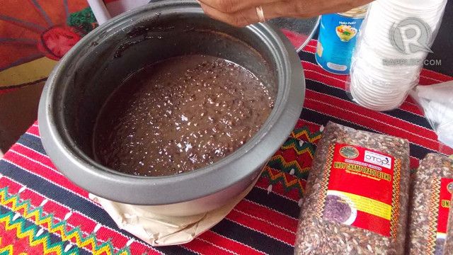 CHAMPORADO RICE. With absolutely no chocolate added, all you need to do is cook it with water. Add sugar and milk to taste.