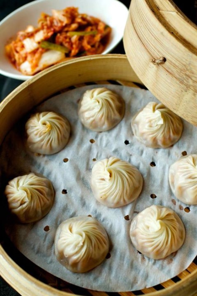 Kimchi Xiao Long Bao. Lugang’s pork xiao long bao is already the best in the city, but their kimchi version just made it even better. Photo from Lugang Café Facebook Page