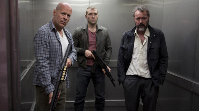 Bruce Willis and co in 'Die Hard 5'