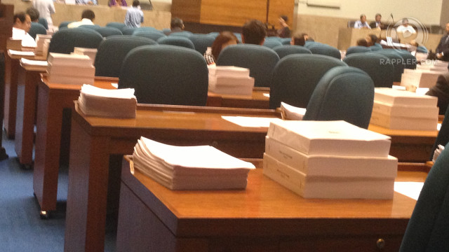 APPROVED. The bicameral conference committee approves the proposed 2014 General Appropriations Act. File photo by Rappler