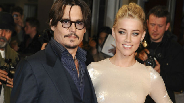 ENGAGED. Johnny Depp and Amber Heard co-starred in the film 'Rum Diary'