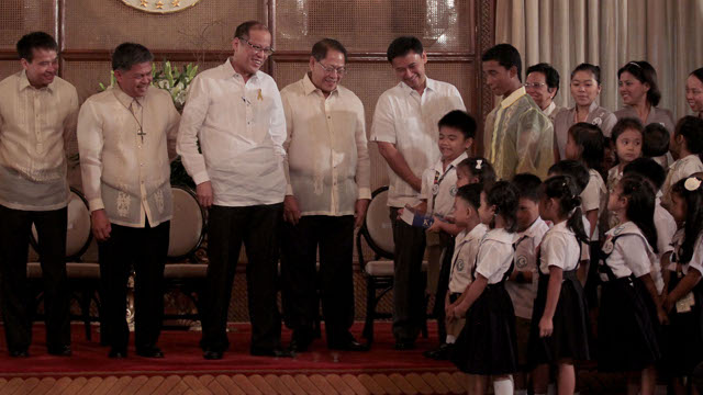NEW CURRICULUM. Launched by President Benigno Aquino III, will K+12 help Filipino students? Photo courtesy of Malacañang/PCOO 