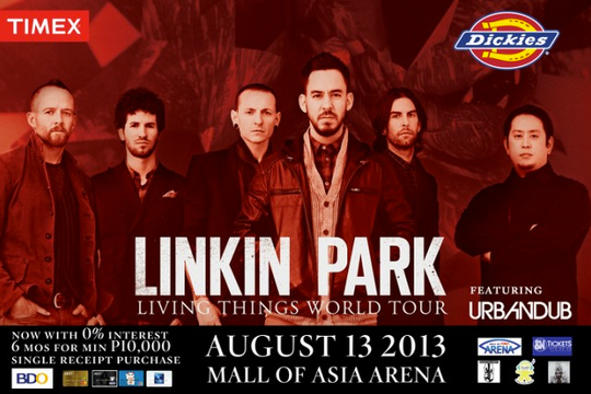 ROCK OUT. Linkin Park to once again perform in Manila. Photo from Scala Events' Facebook page. 