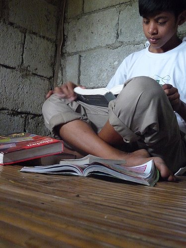 DESIRE TO LEARN. Romnick stayed in school despite his older siblings dropping out, driven by his desire to learn. Courtesy of GreenEarth Heritage Foundation.