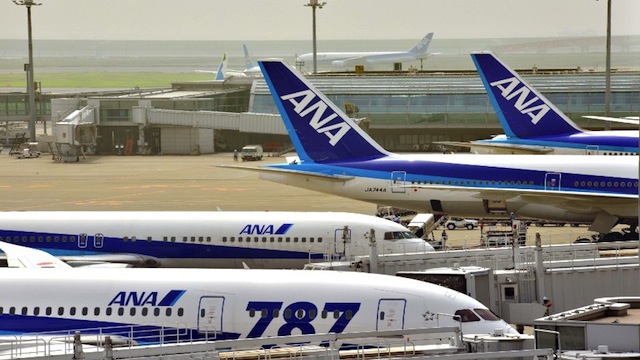 NEW ACQUISITION. ANA plans to buy part of Myanmar's Asian Wings Airways. Photo by AFP