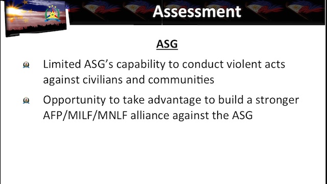 Screenshot of AFP presentation