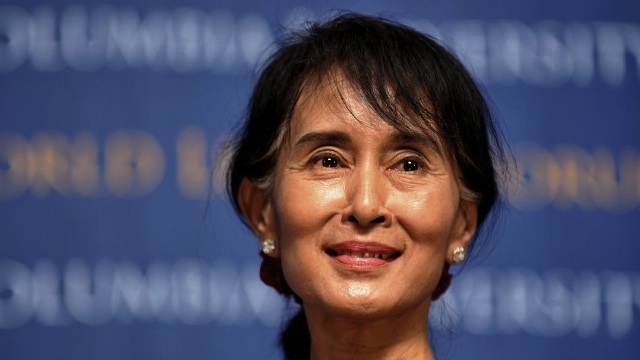 AUNG SAN SUU KYI will meet US President Barack Obama in Myanmar.  AFP PHOTO/Stan HONDA