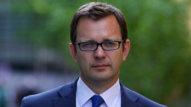 In this file picture taken on June 6, 2013, former Downing Street communications director and News of the World Editor, Andy Coulson, leaves Southwark Crown Court in central London. The first trial from the phone-hacking scandal that sank Rupert Murdoch's News of the World opens in Britain on Monday, with Coulson as one of the defendants. AFP PHOTO/ANDREW COWIE