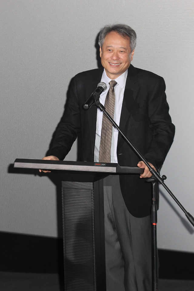  WILL SHOOT IN THE PHILIPPINES. During his opening speech, Ang Lee reveals plans of filming a movie in the country