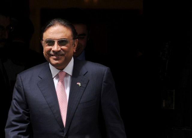 STEPPING DOWN. This file photo from July 1, 2011 shows Pakistani President Asif Ali Zardari, who will step down on September 8, 2013. AFP PHOTO/BEN STANSALL