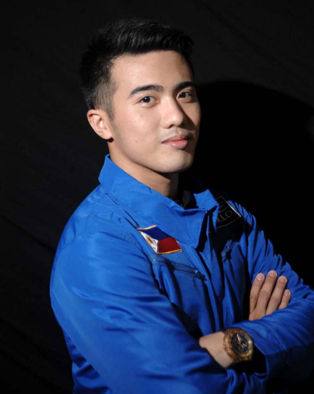 THE WINNER. 22-year-old Crossfit coach Chino Roque bested 28,000 applicants to be the first Filipino to go to space. Photo courtesy of Axe Philippines