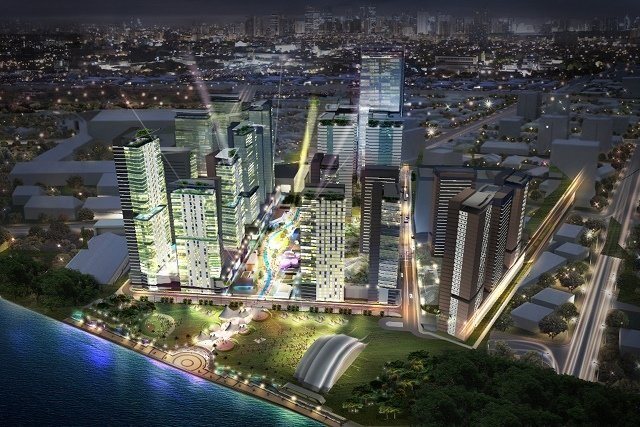 NEW 'CITY.' These pictures (including those below) are the an artist's rendition of Circuit Makati, a P20-B entertainment district at the old Sta. Ana Racetrack. Photos provided by Ayala Land