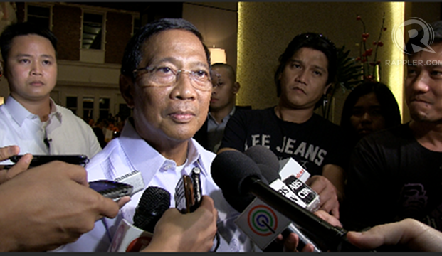 DESIRE ENDED. Vice President Jejomar Binay condemns the murder of a Makati City engineer who served during his term and who had wanted to run for mayor. Binay's camp believes the killing is politically motivated. File photo 