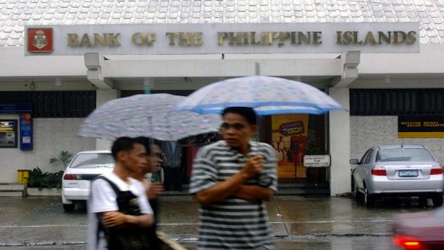 HIGHER EARNINGS. Bank of the Philippine Islands reports a 37% growth in net income in Q3 2012. Photo courtesy of AFP 