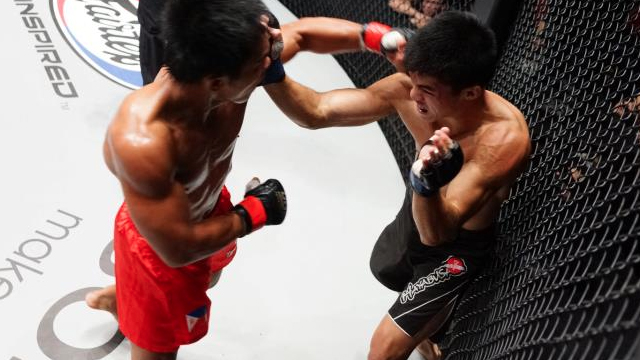 NO MATCH. Vu tried to engage Belingon in a showdown but the Filipino was too good for him. Photo by ONE FC.