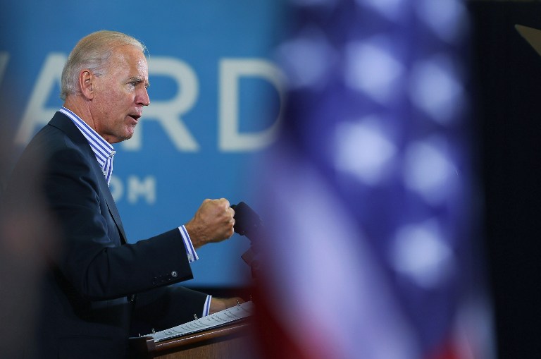 U.S. Vice President Joe Biden speaks during a campaign event at the Century Village Clubhouse on September 28, 2012 in Boca Raton, Florida. Biden continues to campaign across the country before the general election. Joe Raedle/Getty Images/AFP