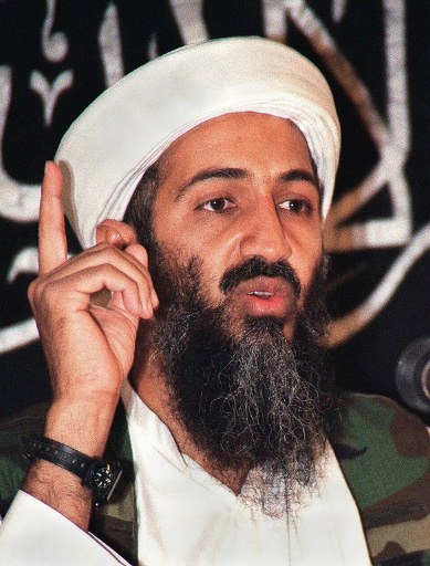 Undated file picture of the head of the al-Qaeda terror network Osama bin Laden at an undisclosed location in Afghanistan. Bin Laden was killed in a raid in Abottabad, Pakistan on May 2, 2011. AFP PHOTO/FILES