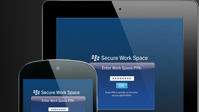 SECURE WORK SPACE. BlackBerry's new offering for BlackBerry Enterprise Service 10 lets IT managers wall off work information on devices in the network