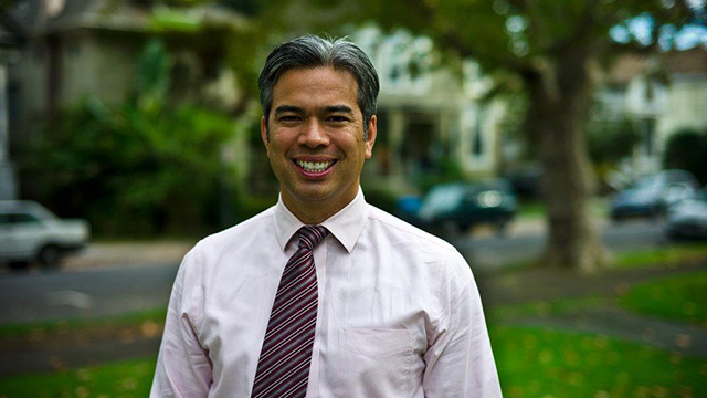 FIT TO BE FIRST. First Fil-Am assembly member serves his first year in office. Photo from Rob Bonta's Facebook account. 
