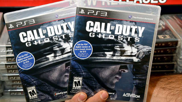 RECORD BREAKING SALE. Call of Duty: Ghosts topped 1 billion dollars on its first day. AFP Photo