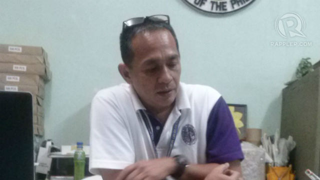 ALL SYSTEMS GO. Comelec Chief Rey Calo says that Pagadian City is set for May 13 elections. Photo by James Salomon