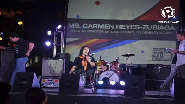 EMPOWERED. NCDA director Carmen Zubiaga shares how important it is to make the election a PWD-inclusive one. Photo by Rappler/Jodesz Gavilan
