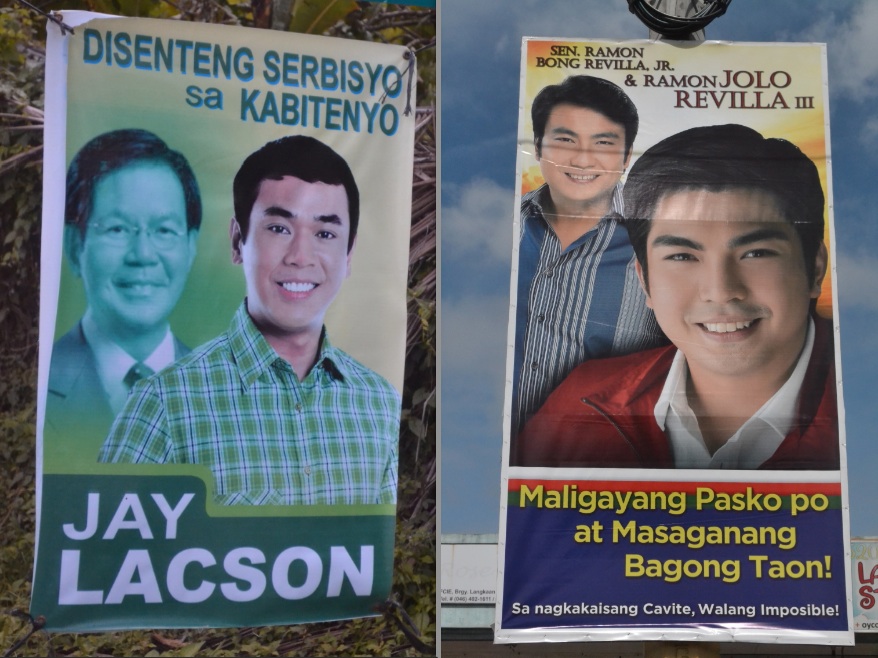 BATTLE OF FAMILIES. The 2013 gubernatorial race is also a clash between Cavite's political families. Photo by RAPPLER