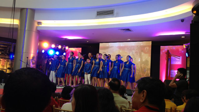 ANGELIC VOICES. The Chiang Kai Shek College Chorale group treated the audience to a medley of songs.