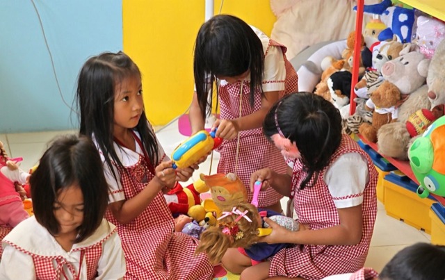 PLAY TIME. Children enjoying playing with toys at the Toy Library. Photo by Karla Pastores