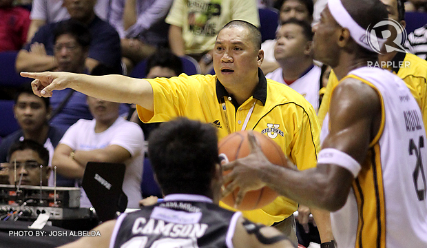 STEPPING DOWN. After seven seasons with the UST Growling Tigers, head coach Pido Jarencio leaves the team and eyes a PBA coaching job. Photo by Josh Albelda.