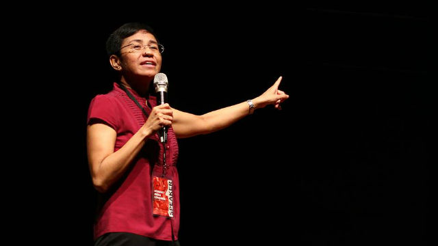 CHANGE ONLINE. Rappler CEO Maria Ressa talks about social media and its ability to amplify the voice of the people. Photo by Don Pablo/SMC Facebook page