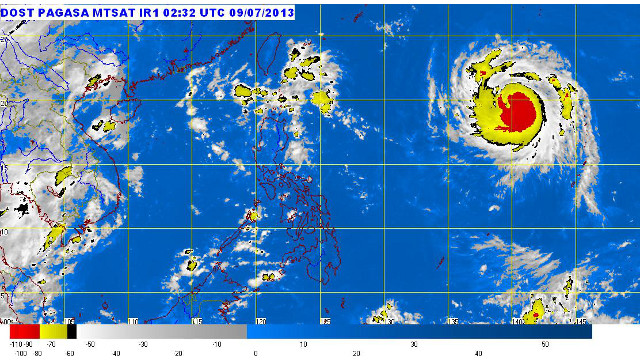 SOULIK. Typhoon Soulik expected to affect Philippines with monsoons by Thursday afternoon